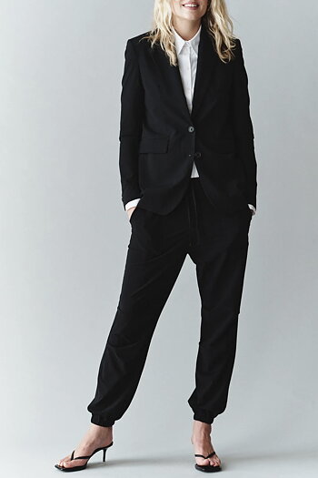 Penn & Ink NY  - Quincy Trousers Black