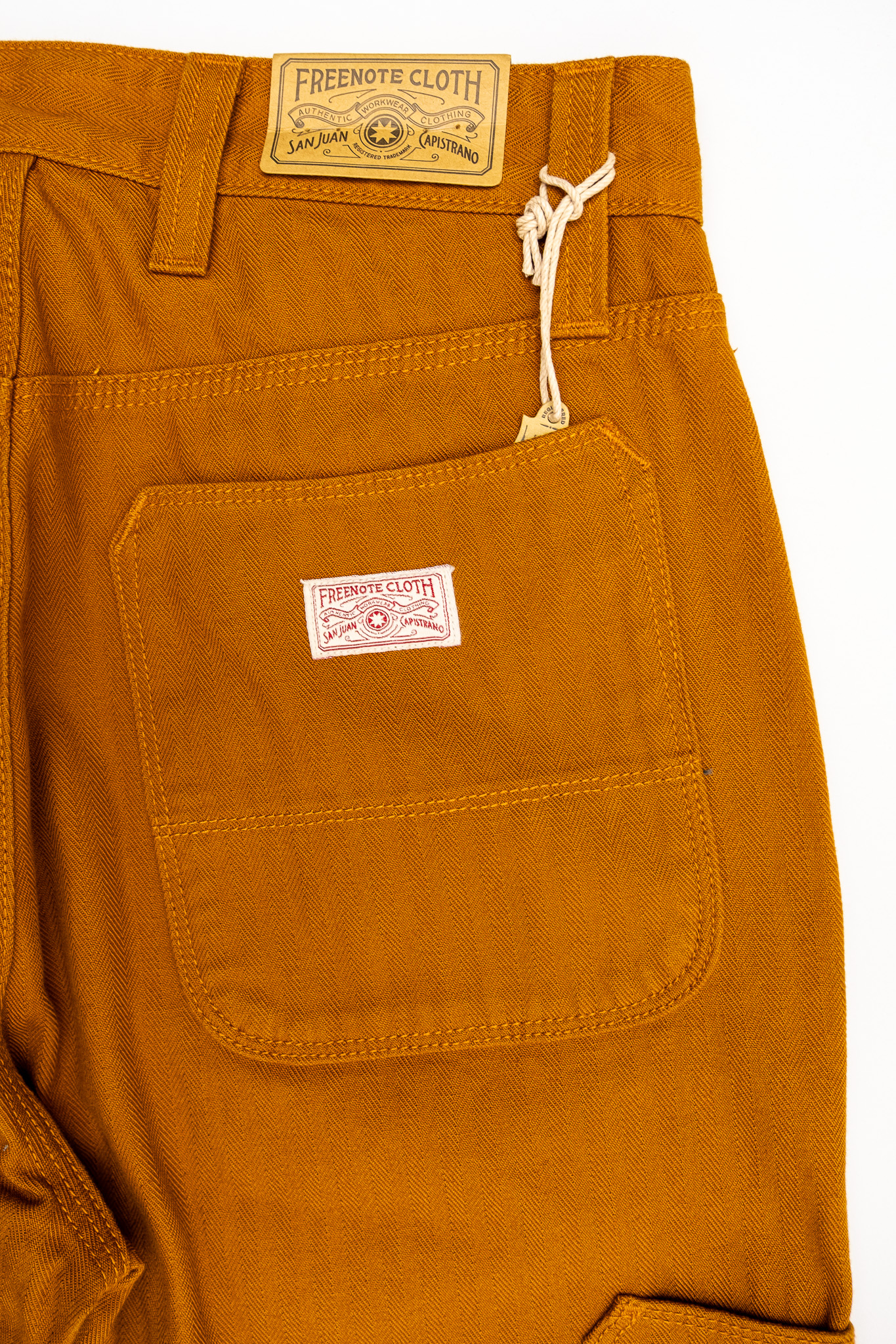 Freenote - Ortega Pant 13 Ounce Rust Herringbone - 9