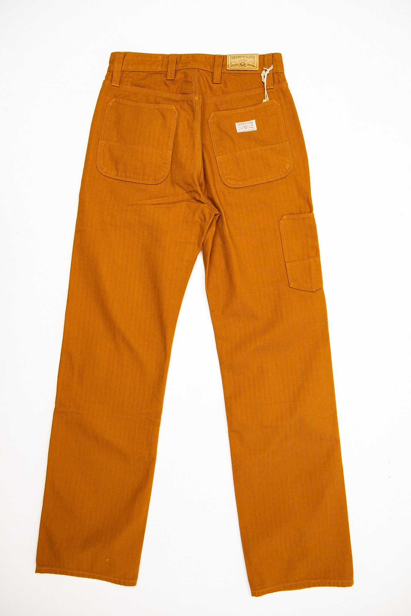 Freenote - Ortega Pant 13 Ounce Rust Herringbone - 3