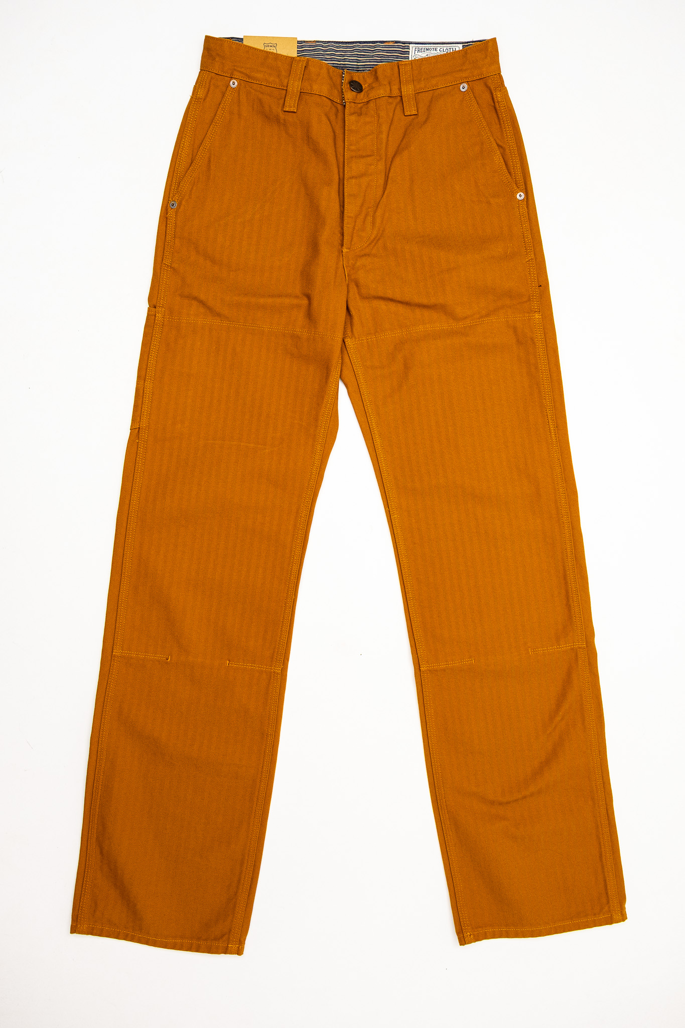 Freenote - Ortega Pant 13 Ounce Rust Herringbone - 2