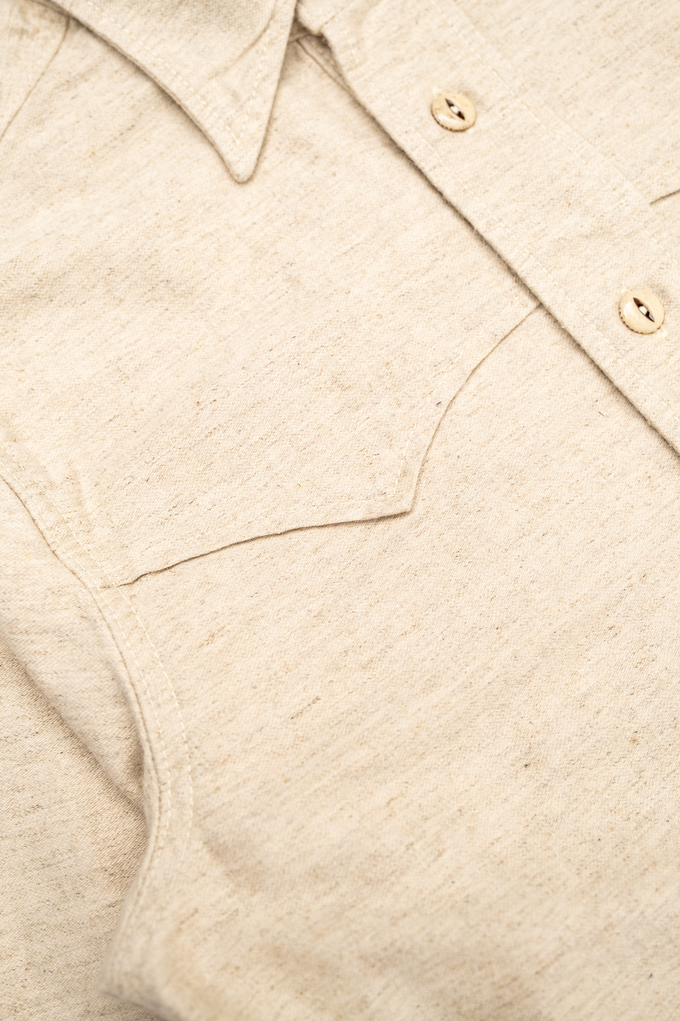 Freenote - Huntsman Shirt Natural Nep - 6