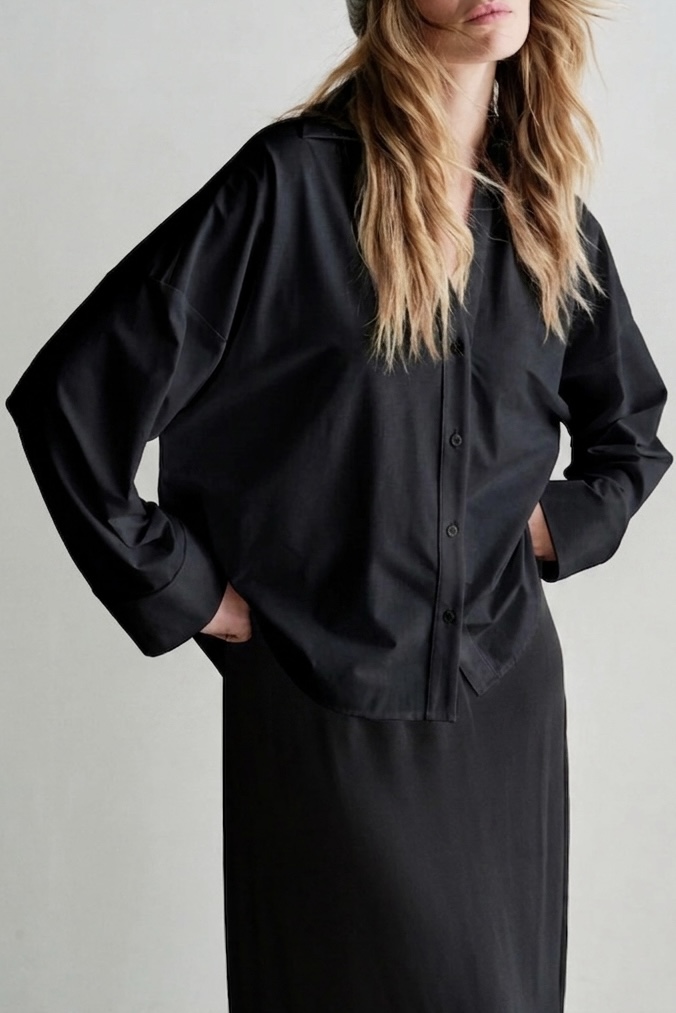 Penn & Ink NY  - Blouse Black