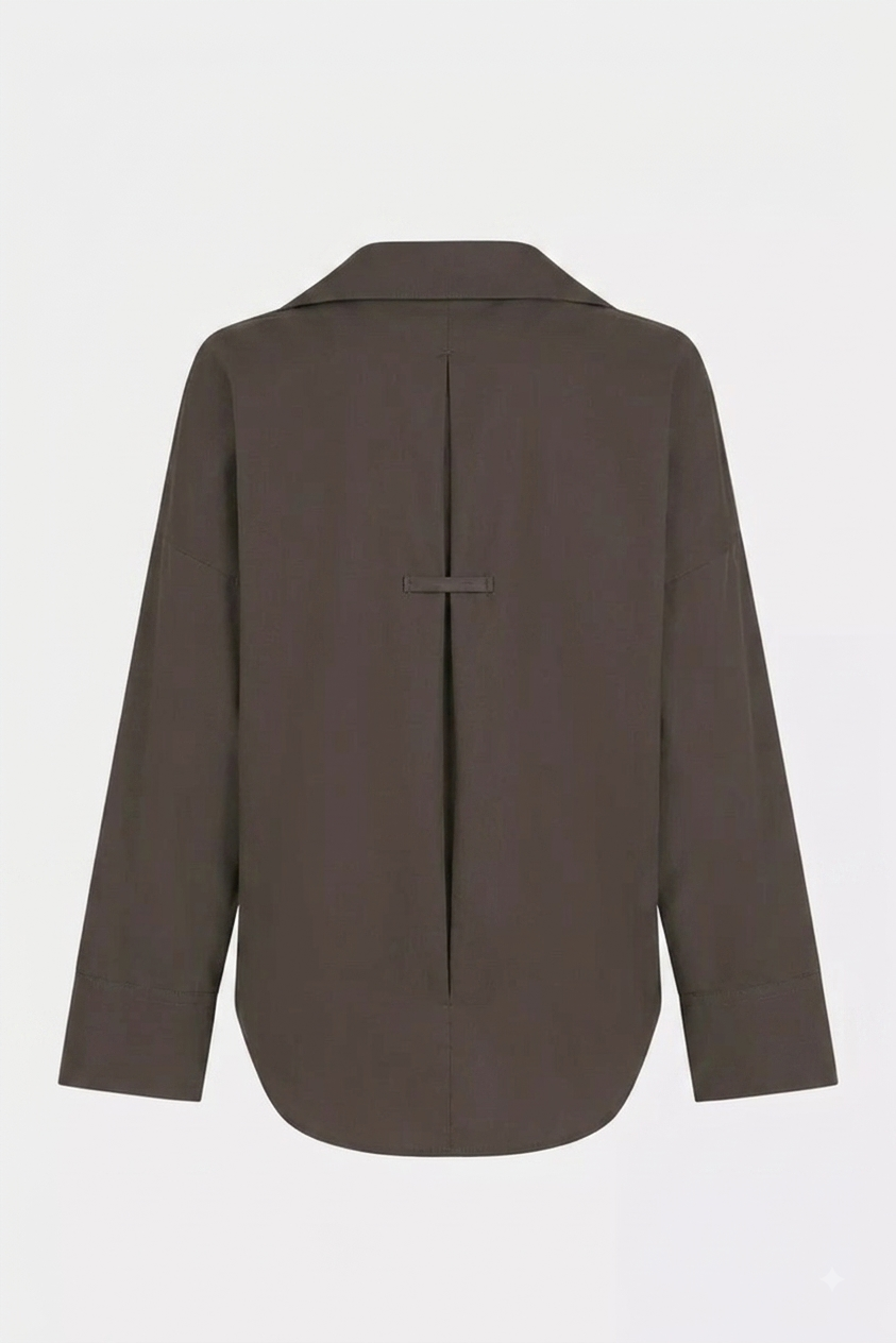 Penn & Ink NY  - Blouse Tabac - 4
