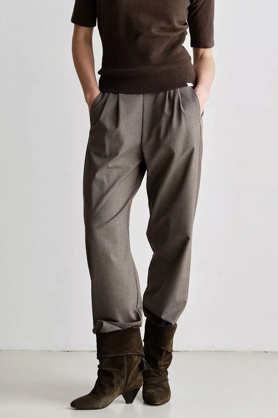 Penn & Ink NY  - Trousers Check - 3