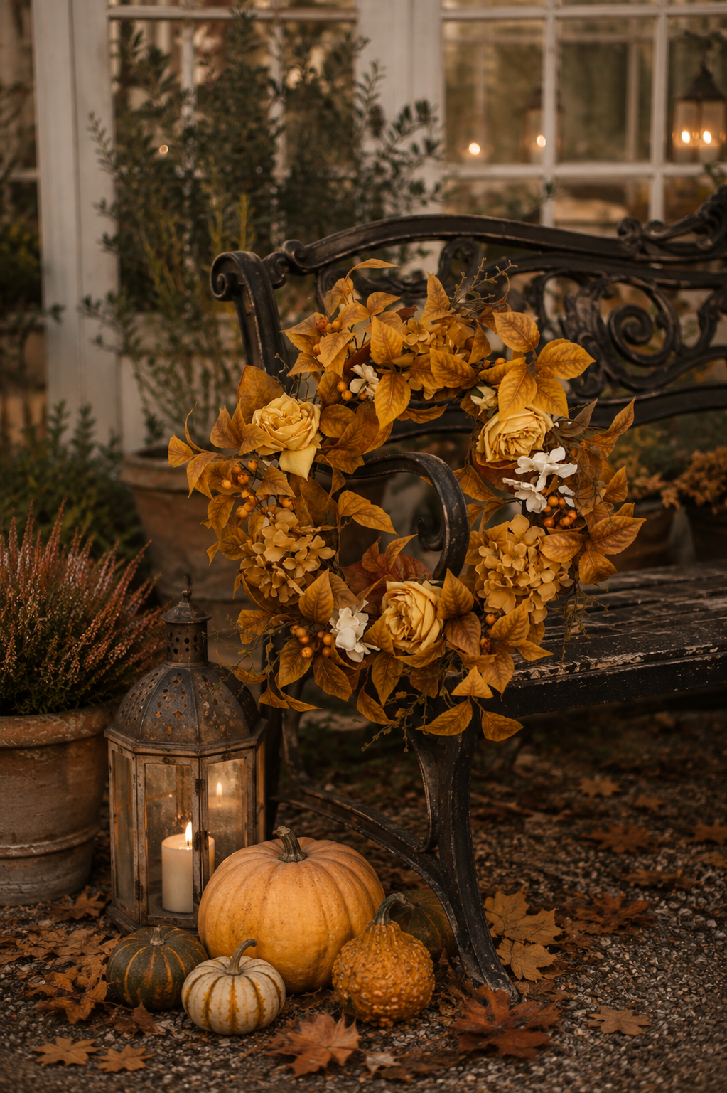 Autumn wreath  60 cm - 4