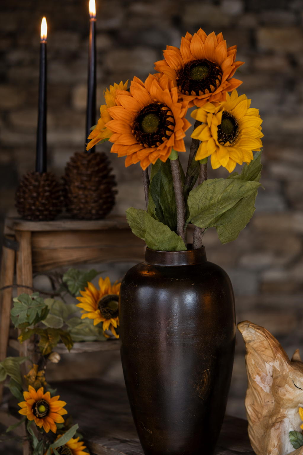 Sunflower - Yellow - 70 cm - 6