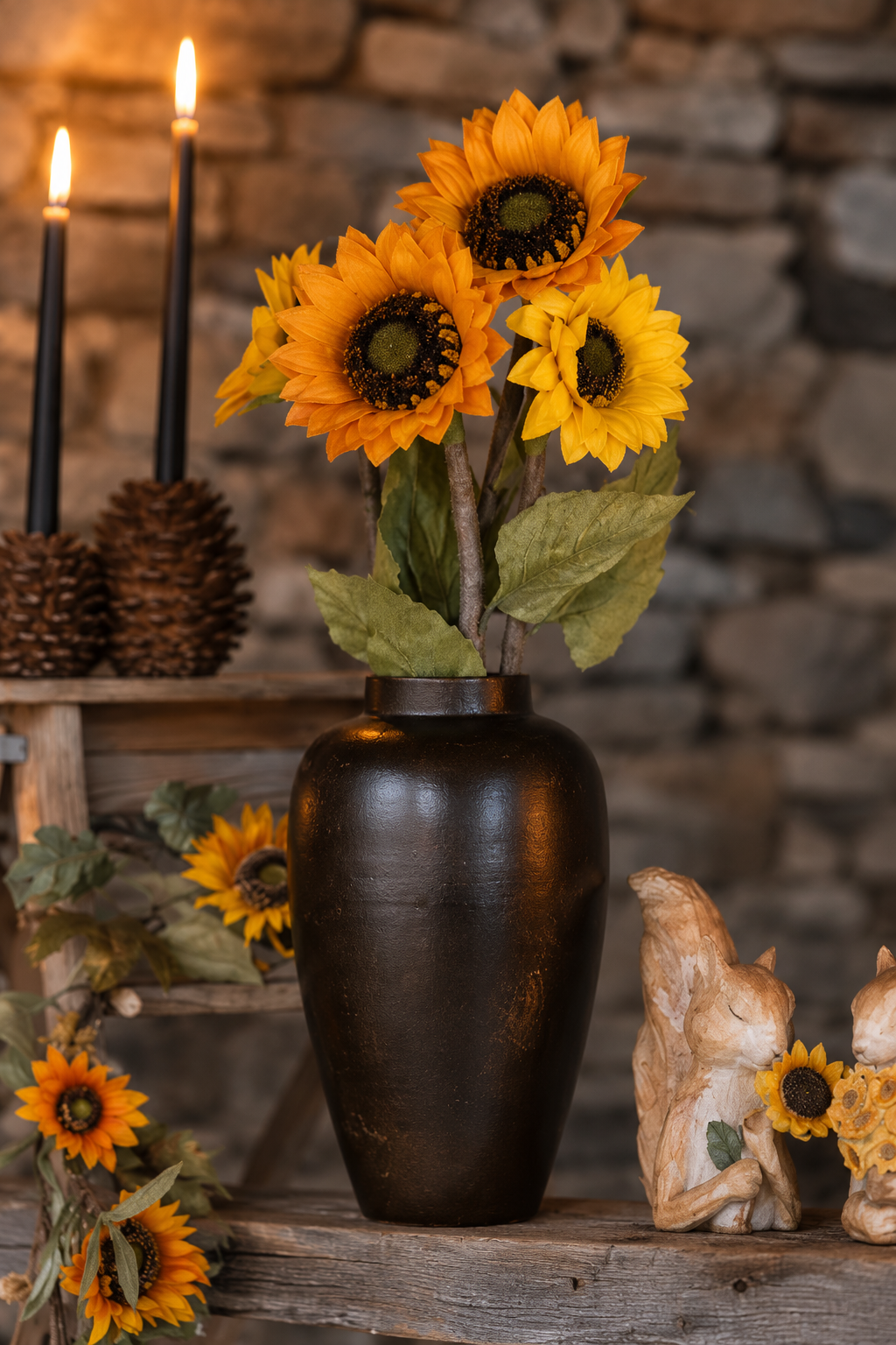 Sunflower - Yellow - 70 cm - 4