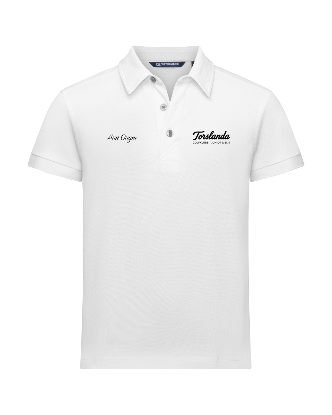 Virtue Polo Solid Junior vit Torslanda GK - 2