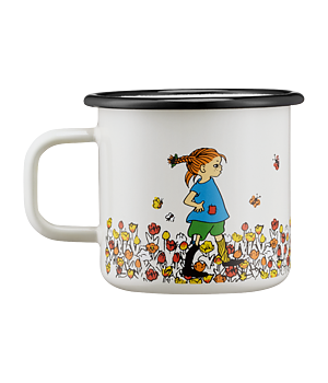 Emaljmugg Be more Pippi 3,7 dl