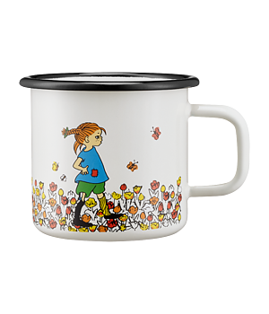Emaljmugg Be more Pippi 3,7 dl