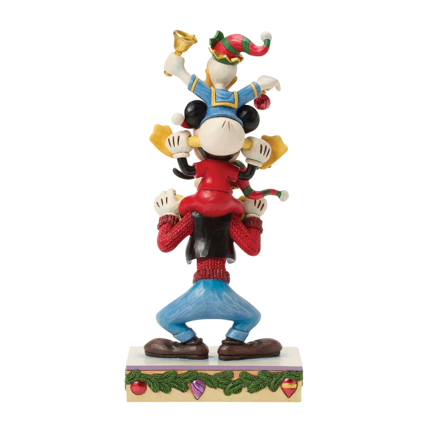 Jim Shore Disney Figurin - Mickey Donald Goofy Stacked - 5