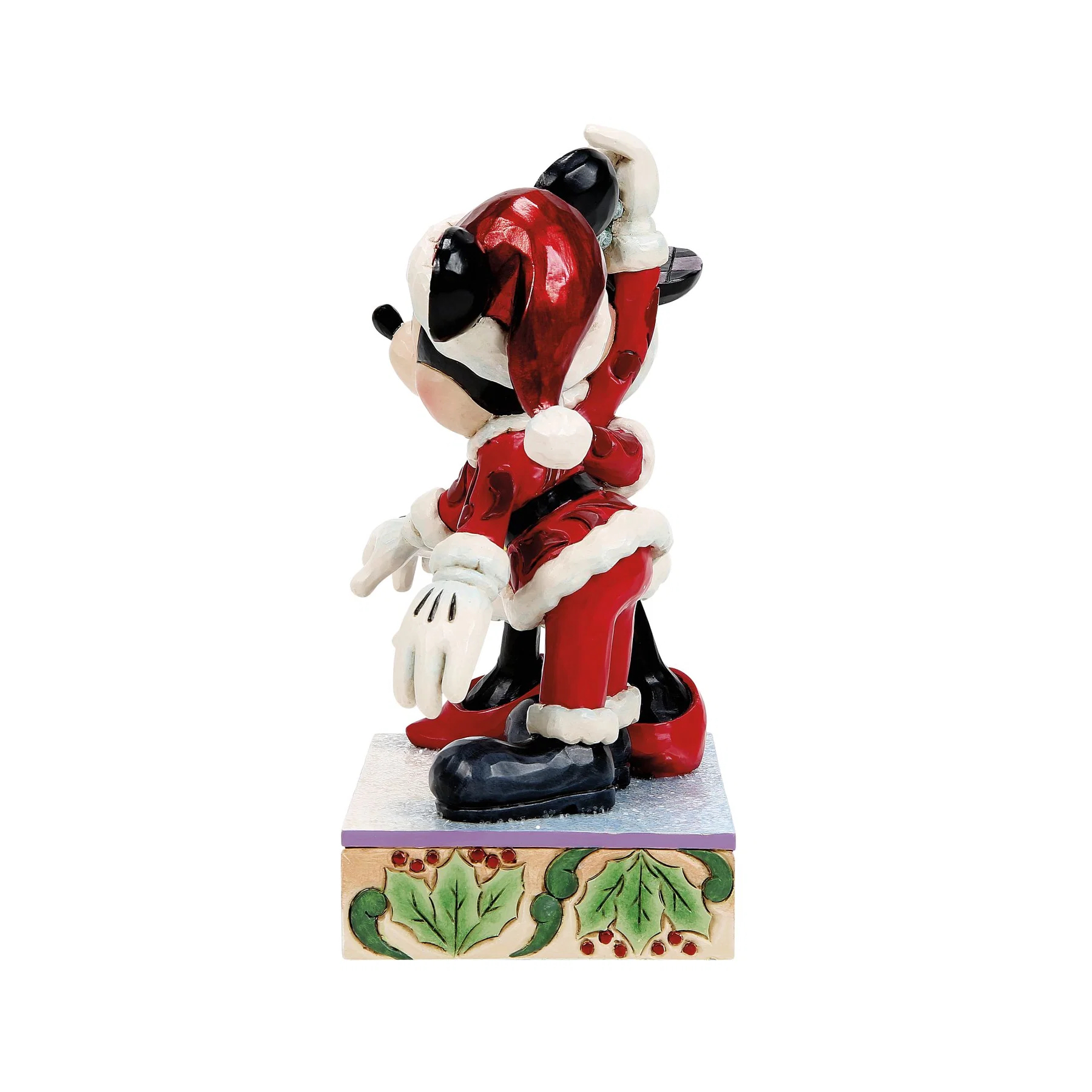 Jim Shore Disney Figurin - Mickey and Minnie Mistletoe - 4