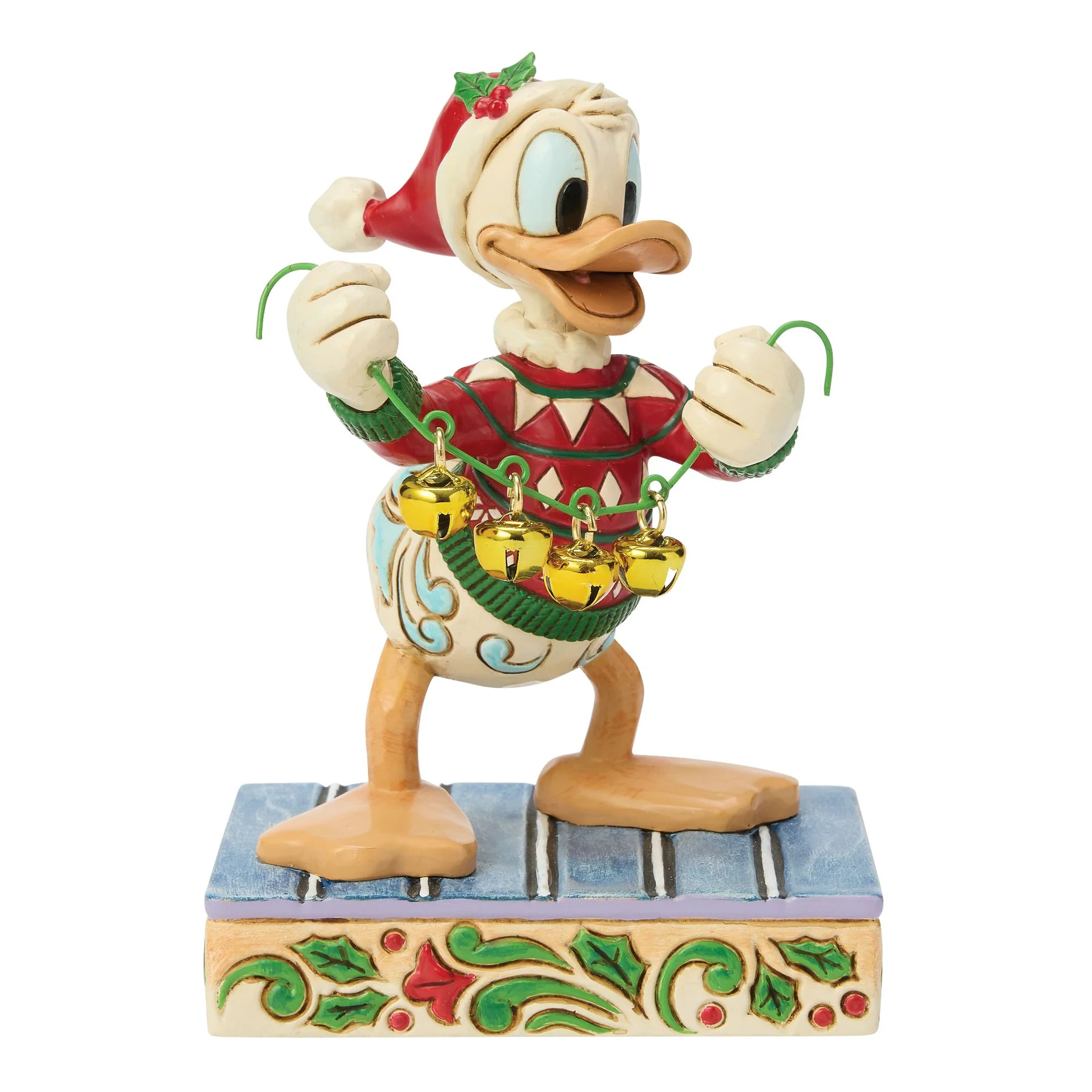 Jim Shore Disney Figurin - Donald Duck with Bells - 5