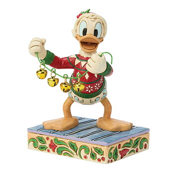 Jim Shore Disney Figurin - Donald Duck with Bells