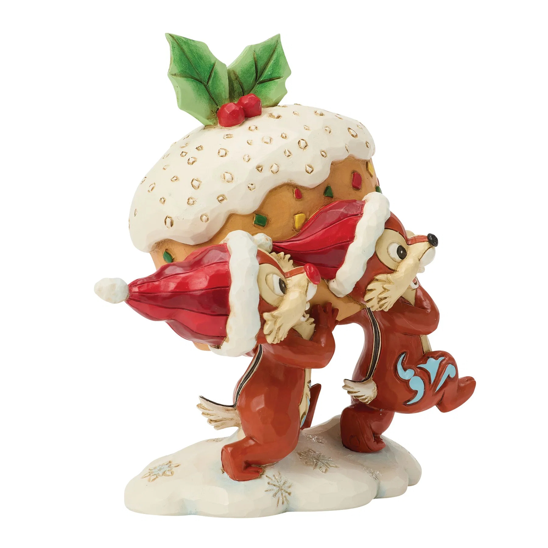 Jim Shore Disney Figurin - Chip & Dale Fruitcake - 3