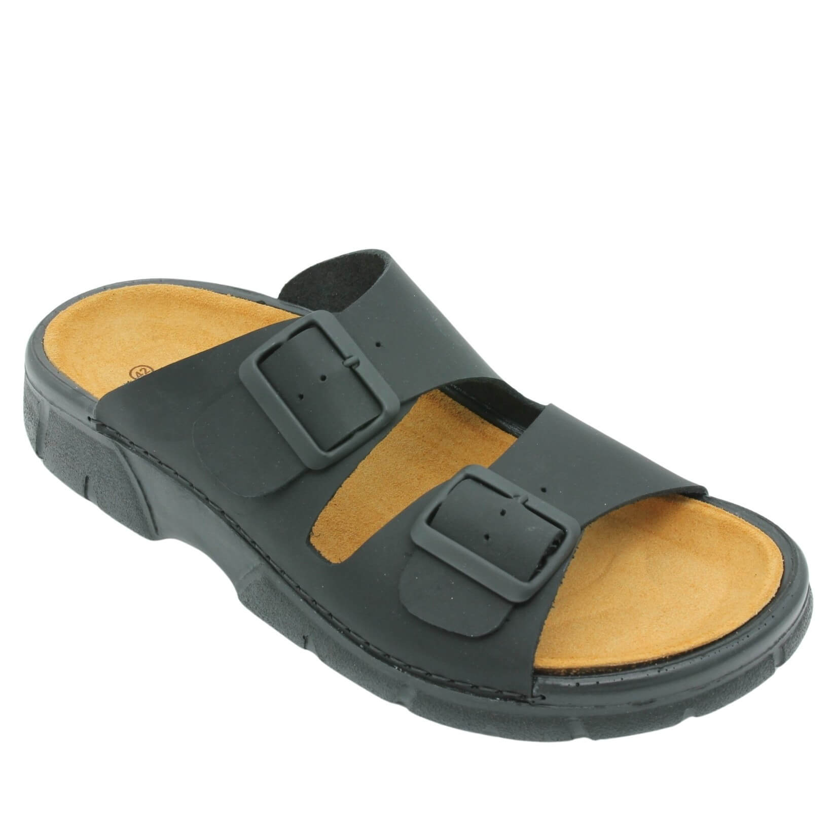 2655 Sandal Svart med utbytbar fotbädd 