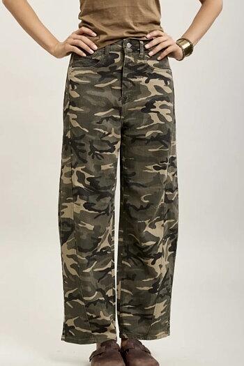 Qnuz - Barrel Camo Jeans