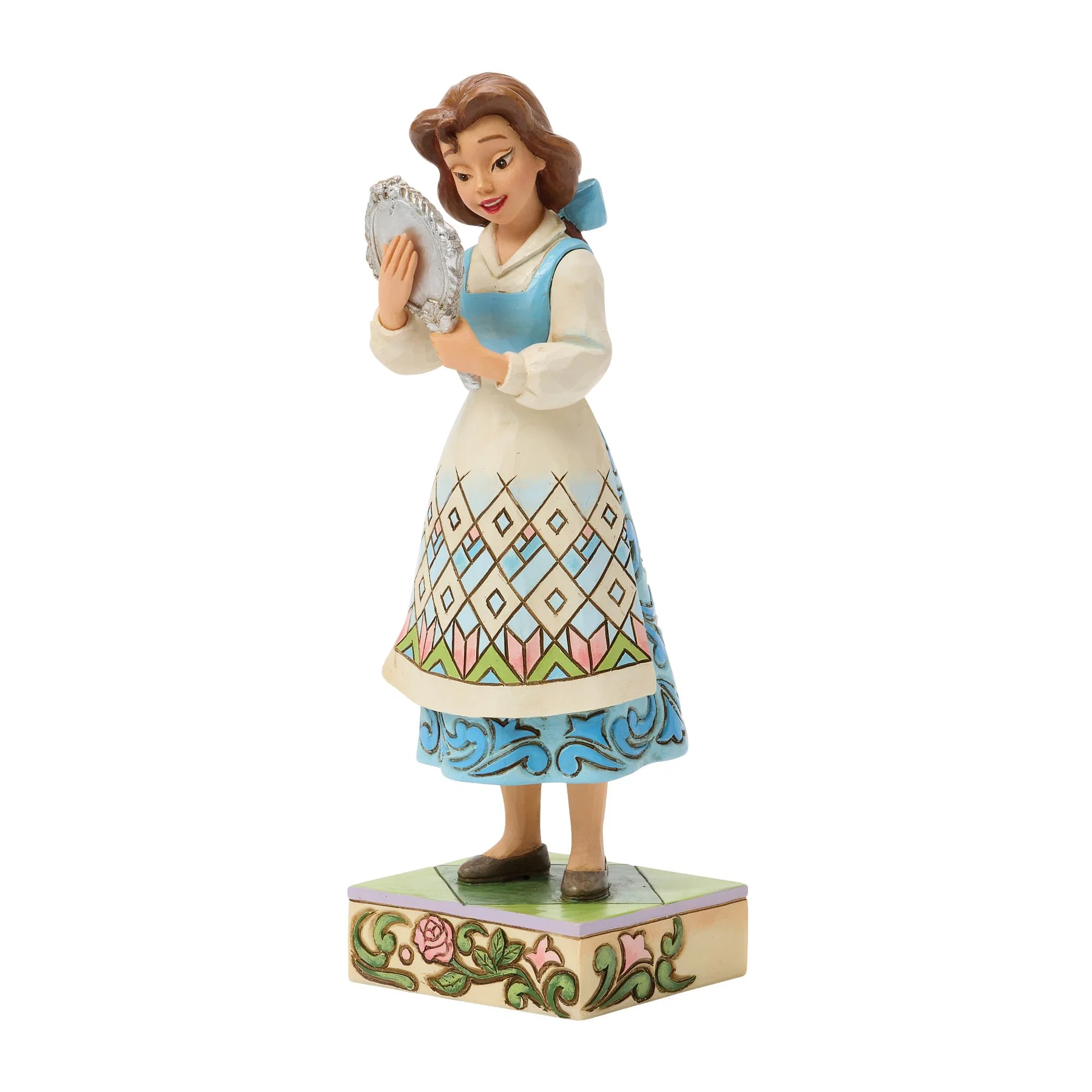 Jim Shore Disney Figurin - Belle with Mirror