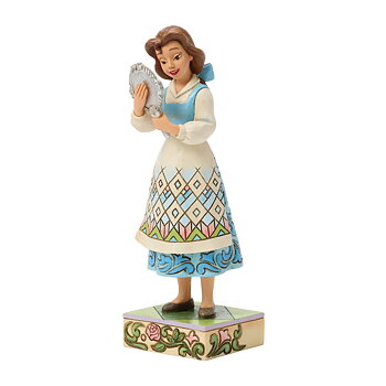 Jim Shore Disney Figurin - Belle with Mirror
