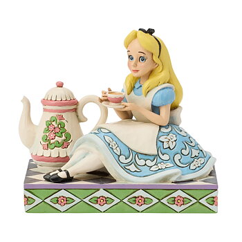 Jim Shore Disney Figurin - Alice with Teapot