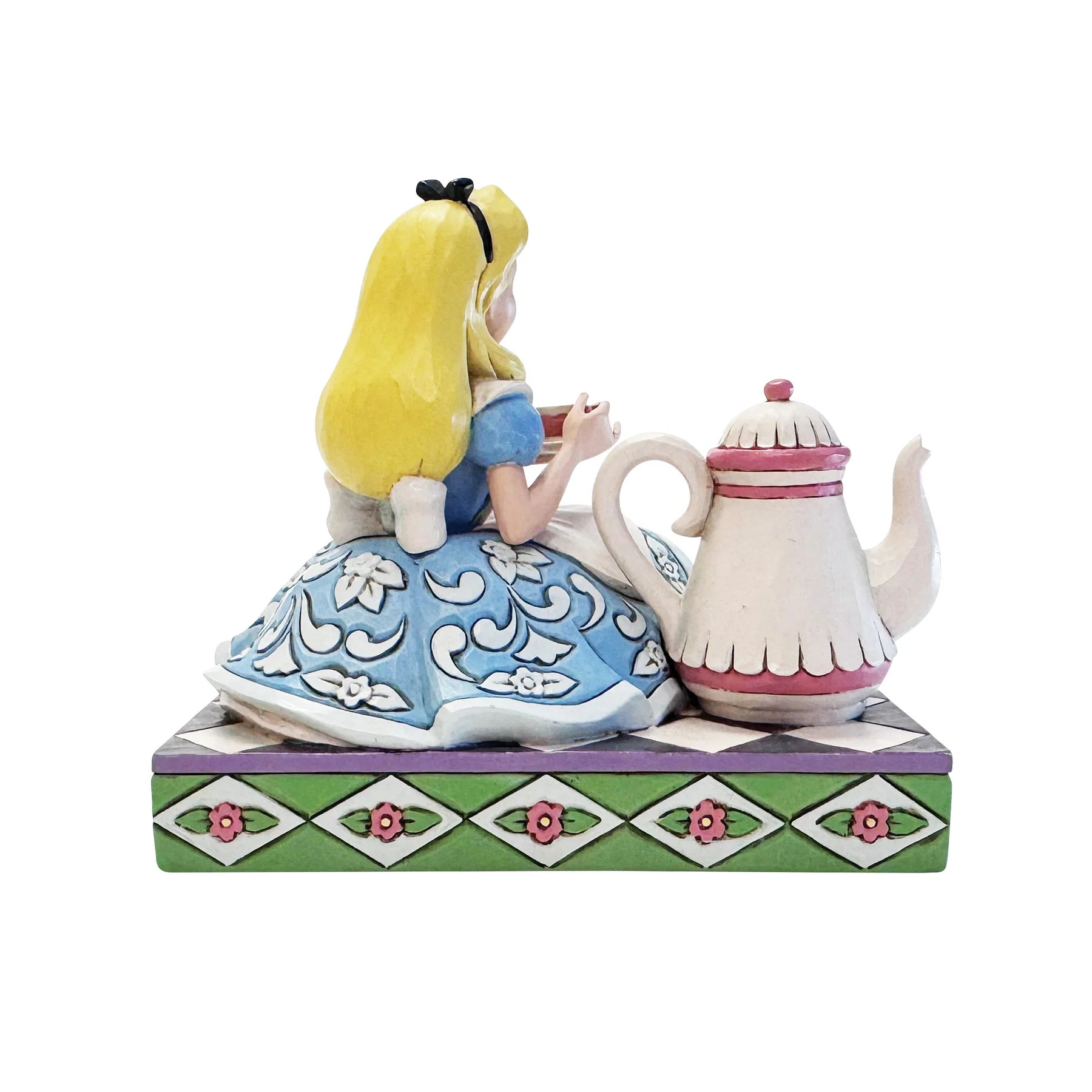 Jim Shore Disney Figurin - Alice with Teapot - 2