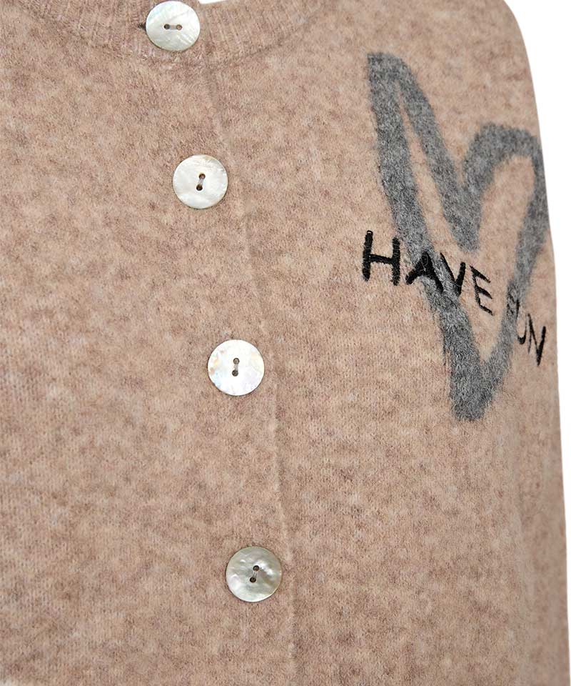 Freequent - Nomas Cardigan Beige - 3