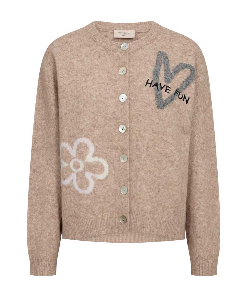 Freequent - Nomas Cardigan Beige