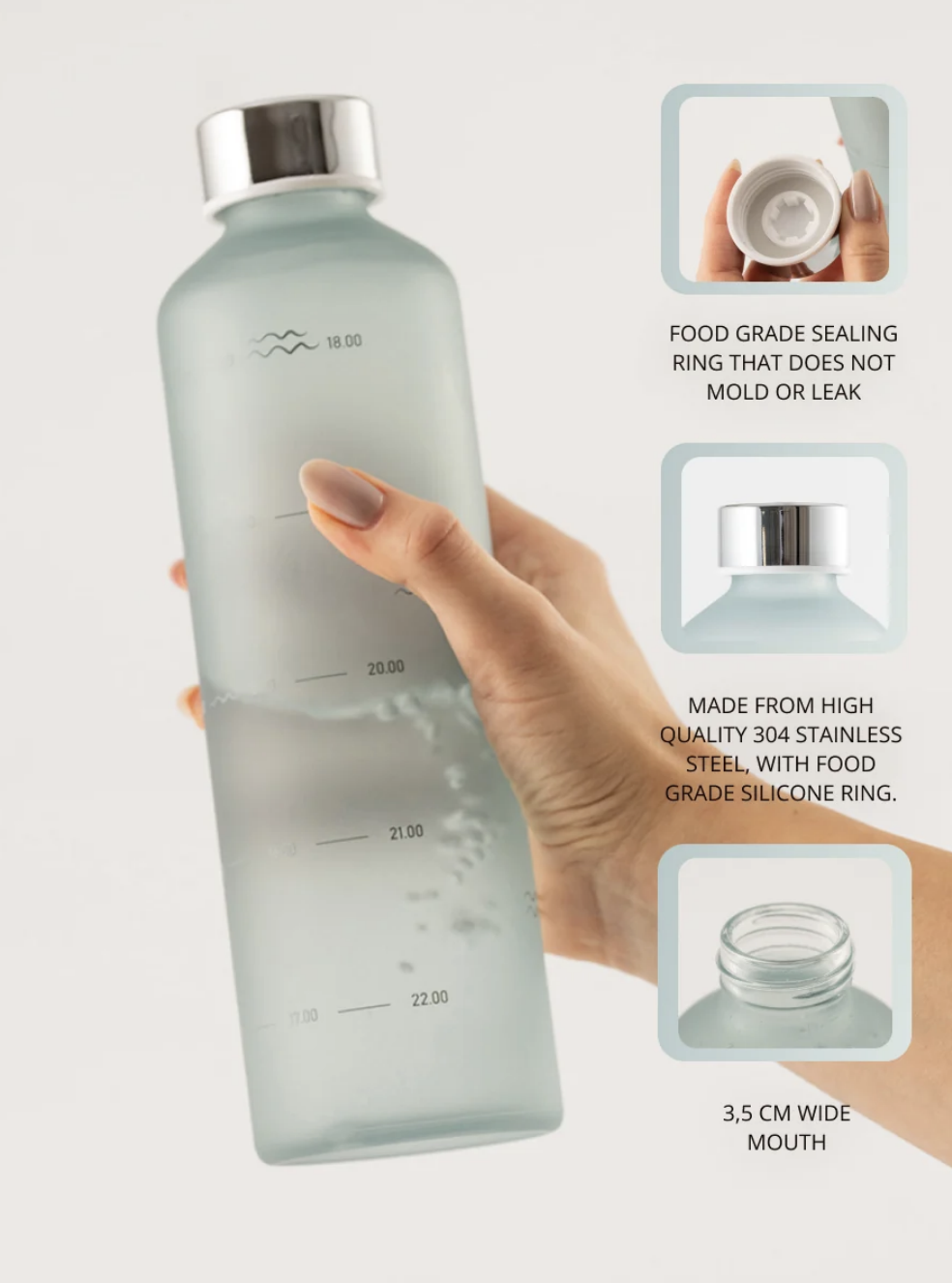 Seuraa päivän vedenkulutustasi Water O’clock -sovelluksella