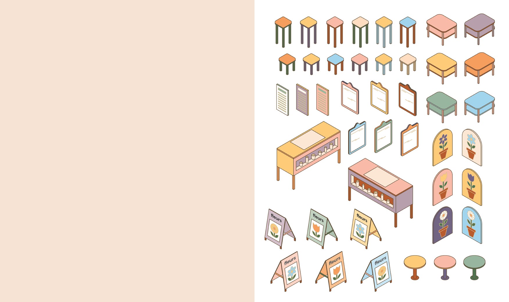 Cute 'n' Cozy Sticker Therapy: Flower Shops - 5