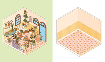 Cute 'n' Cozy Sticker Therapy: Flower Shops