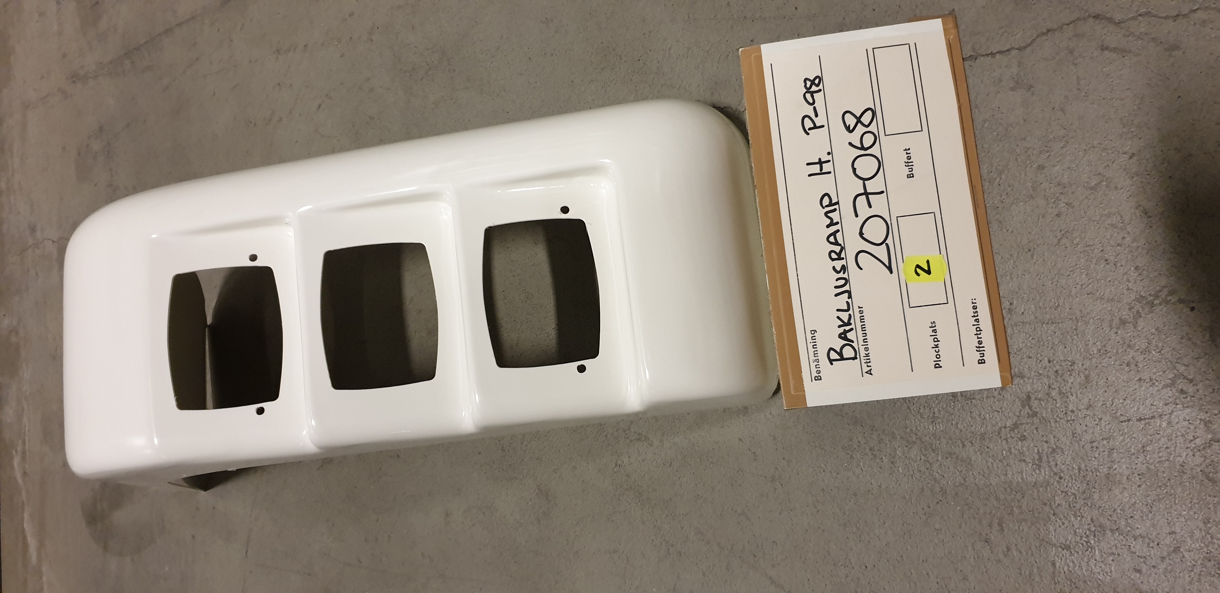 Bakljusramp V+H(Sats) P98-03