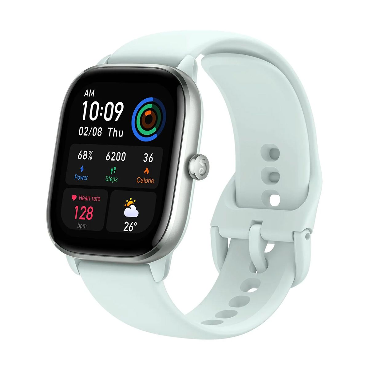 Amazfit GTS 4 Mini - 6 Månader Garanti Begagnad i Nyskick - Mint Blå