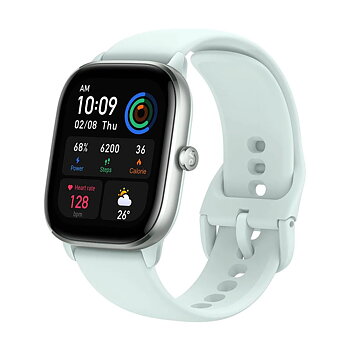 Amazfit GTS 4 Mini - 6 Månader Garanti Begagnad i Nyskick - Mint Blå