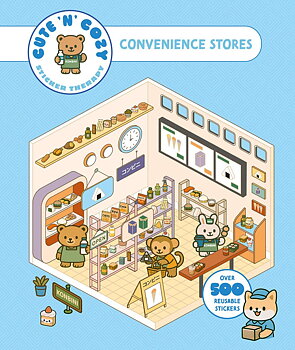 Cute 'n' Cozy Sticker Therapy: Convenience Stores