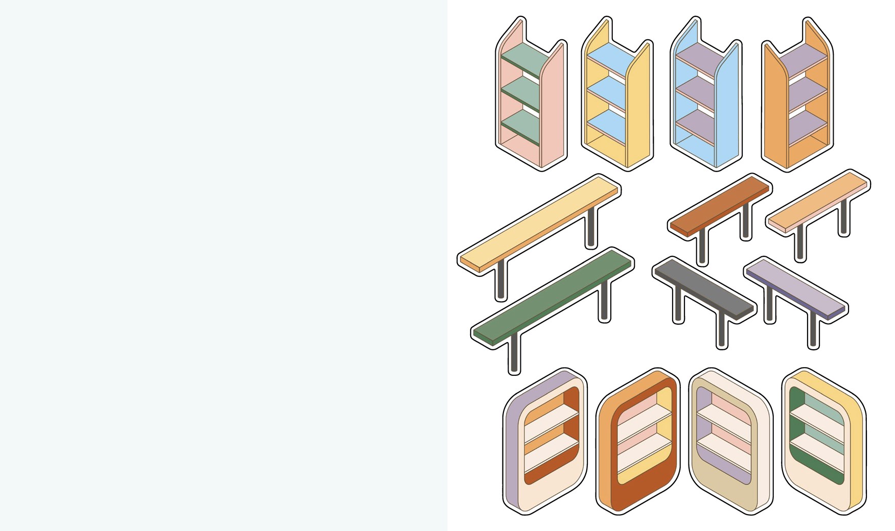 Cute 'n' Cozy Sticker Therapy: Convenience Stores - 9