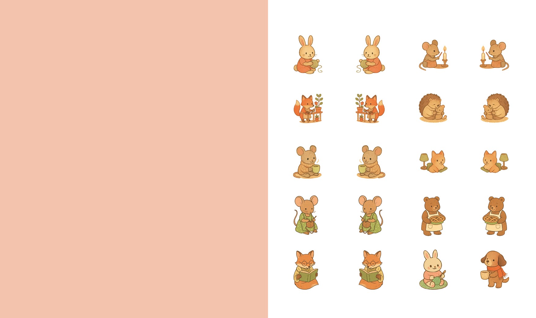 Cute 'n' Cozy Sticker Therapy: Homes - 4