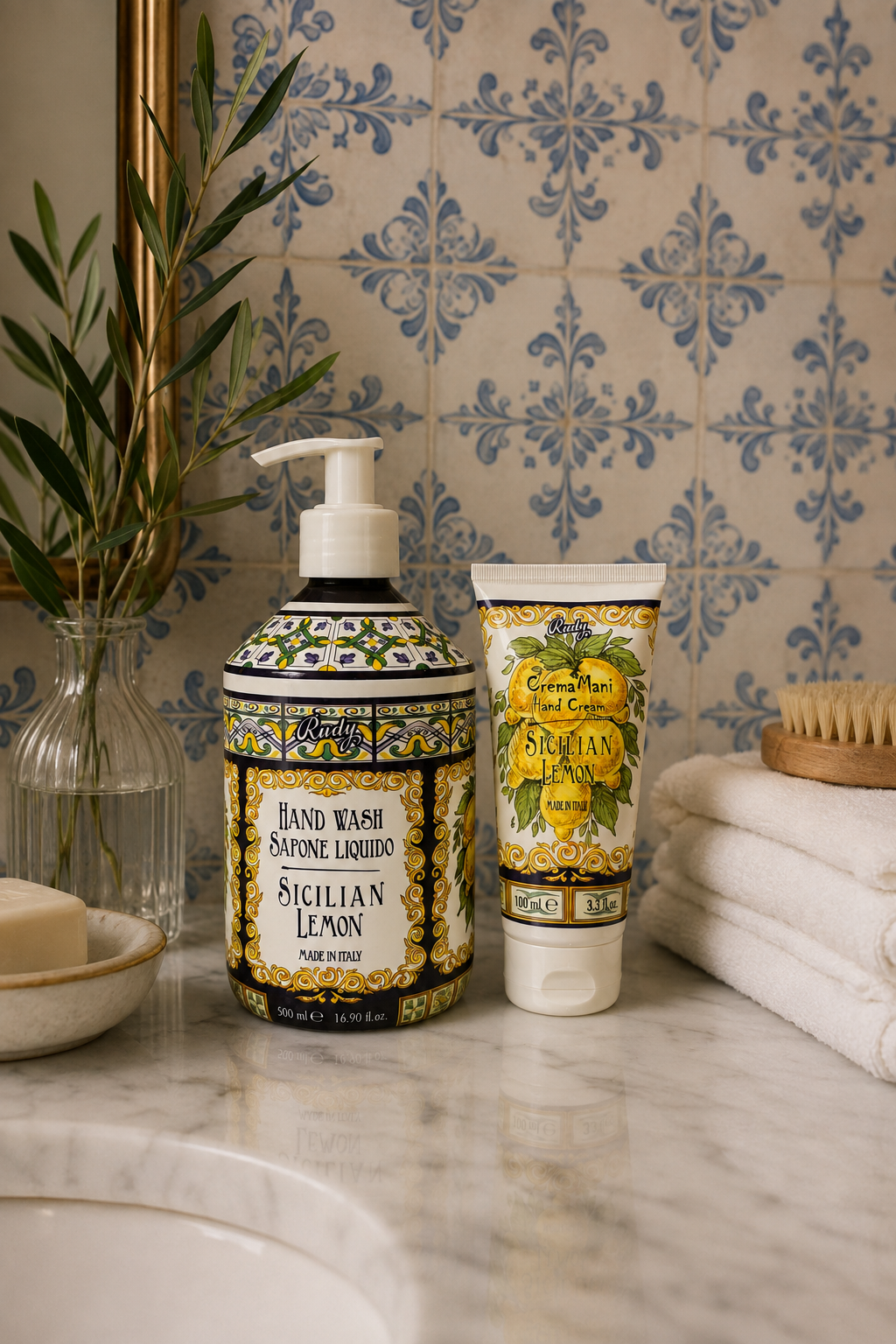 Rudy Sicilian Lemon – presentpaket tvål & handkräm