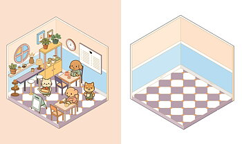 Cute 'n' Cozy Sticker Therapy: Coffee Shops