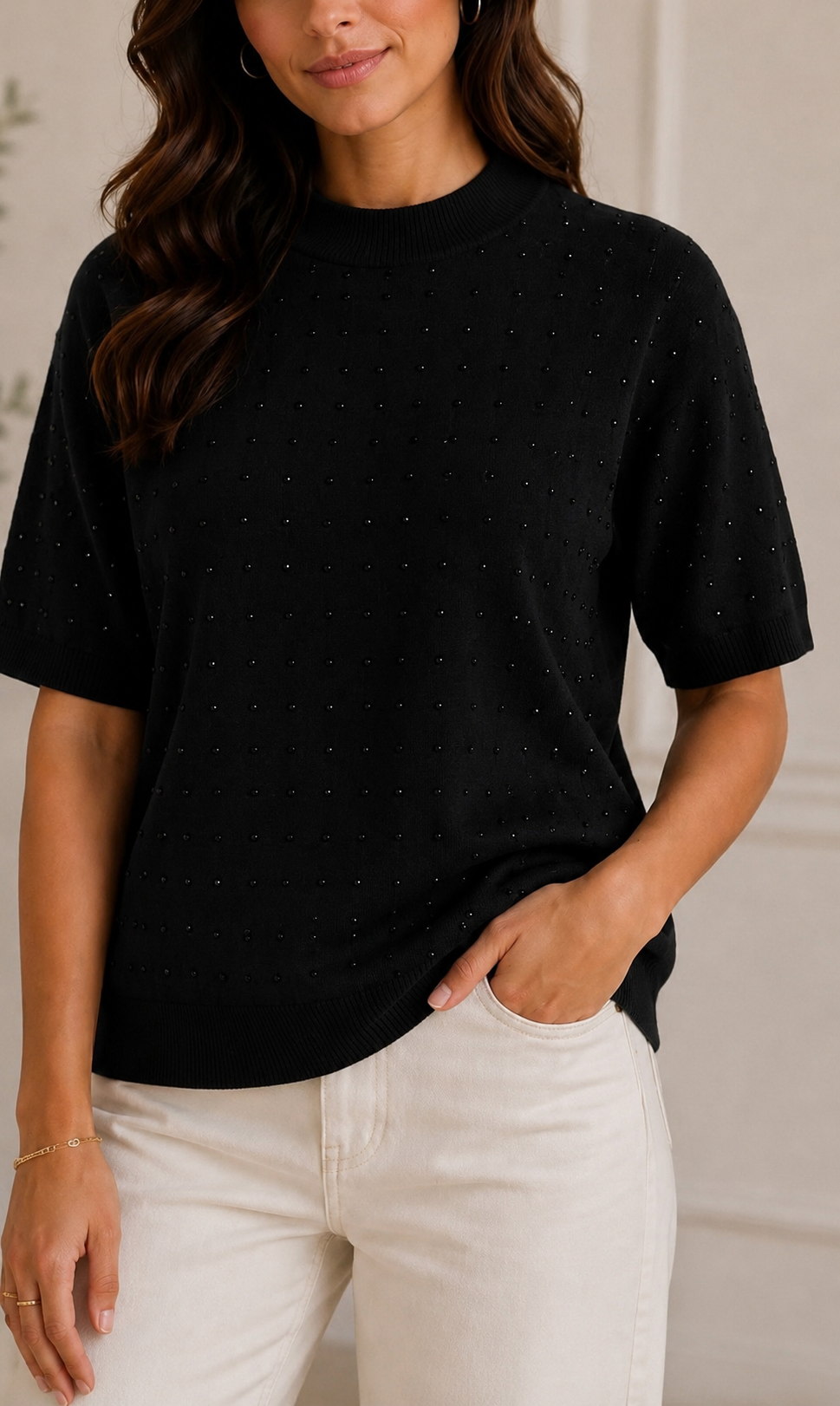 Sparky top - black