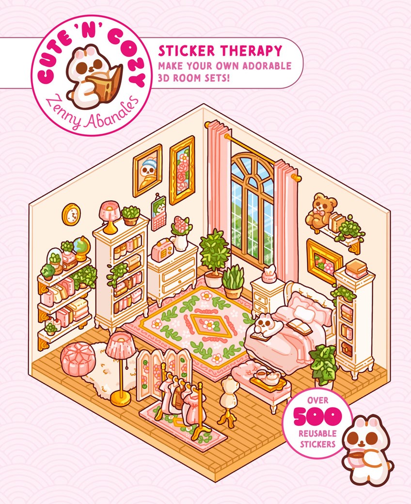Cute 'n' Cozy Sticker Therapy