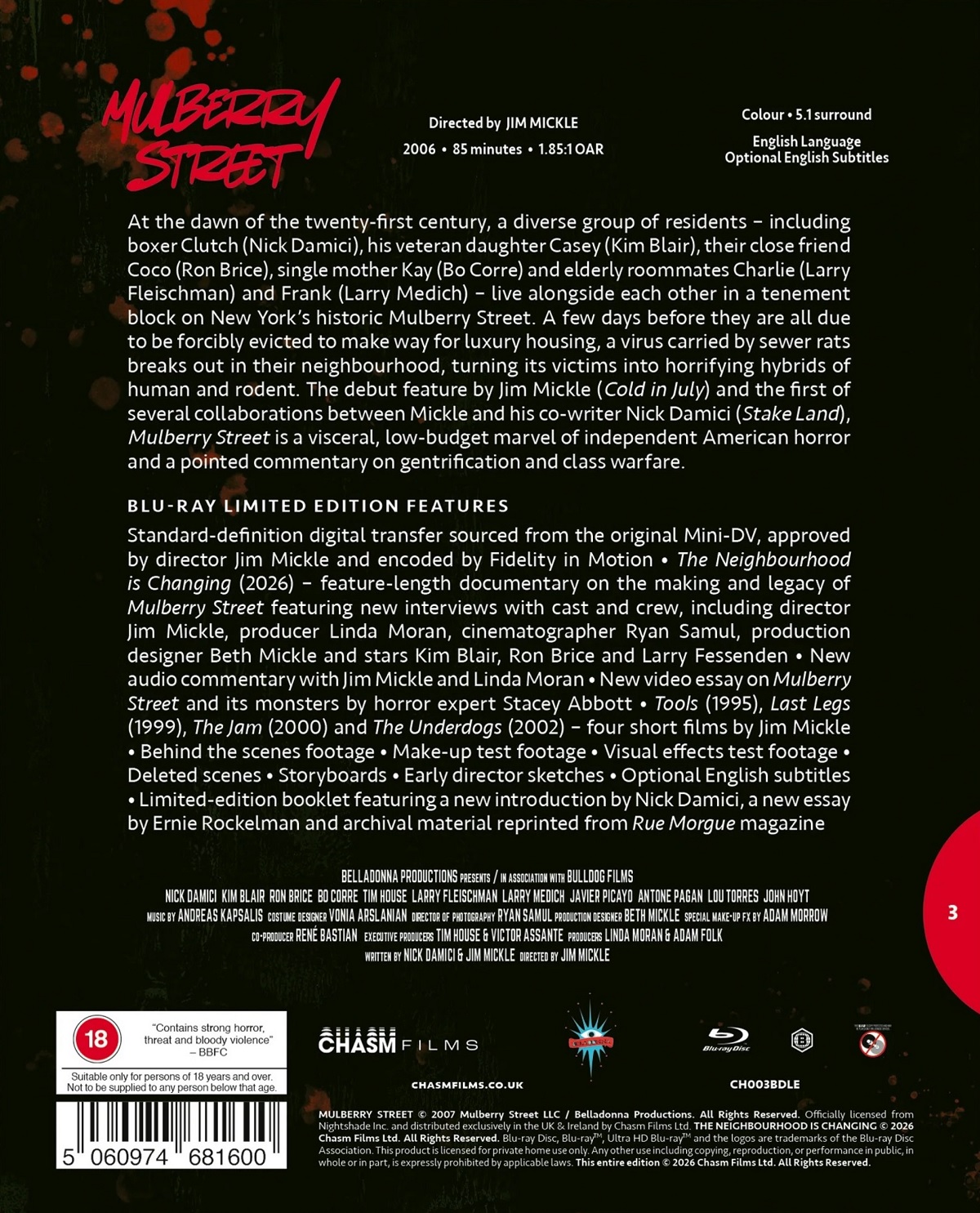 Mulberry Street (Limited Edition) (ej svensk text) (Blu-ray) - 2