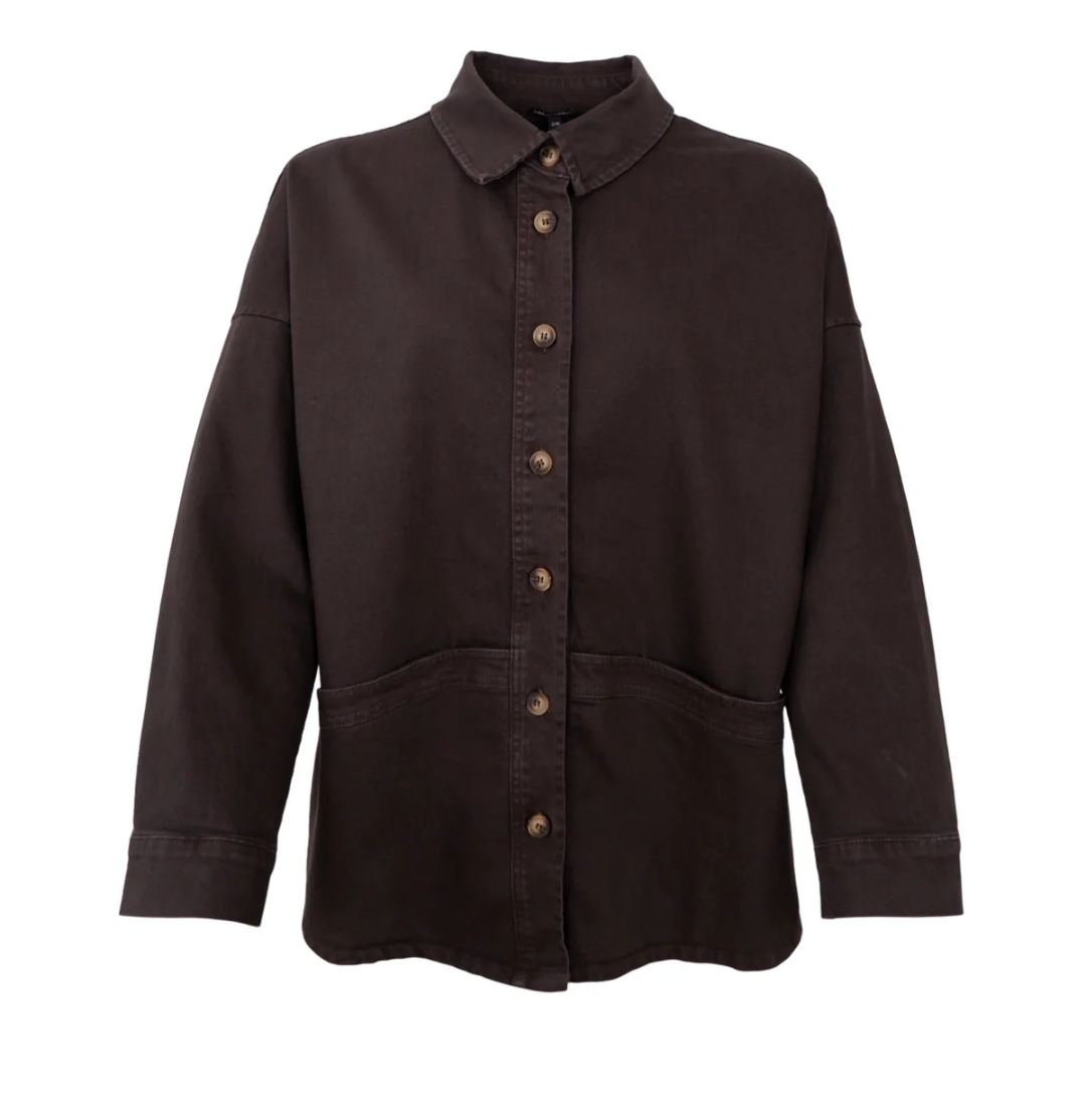 Black Coulor- Skjortjacka Noemi coffee - 2