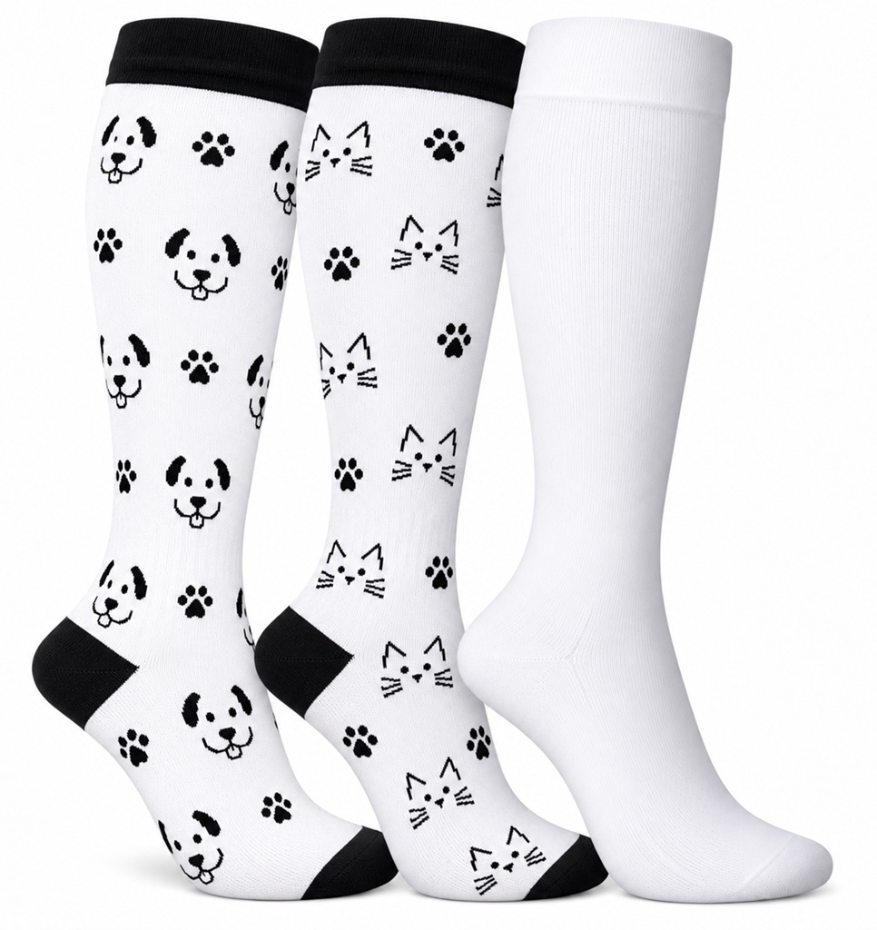 3-Pack Sthlm Sock co. Stödstrumpor Hundar & Katter