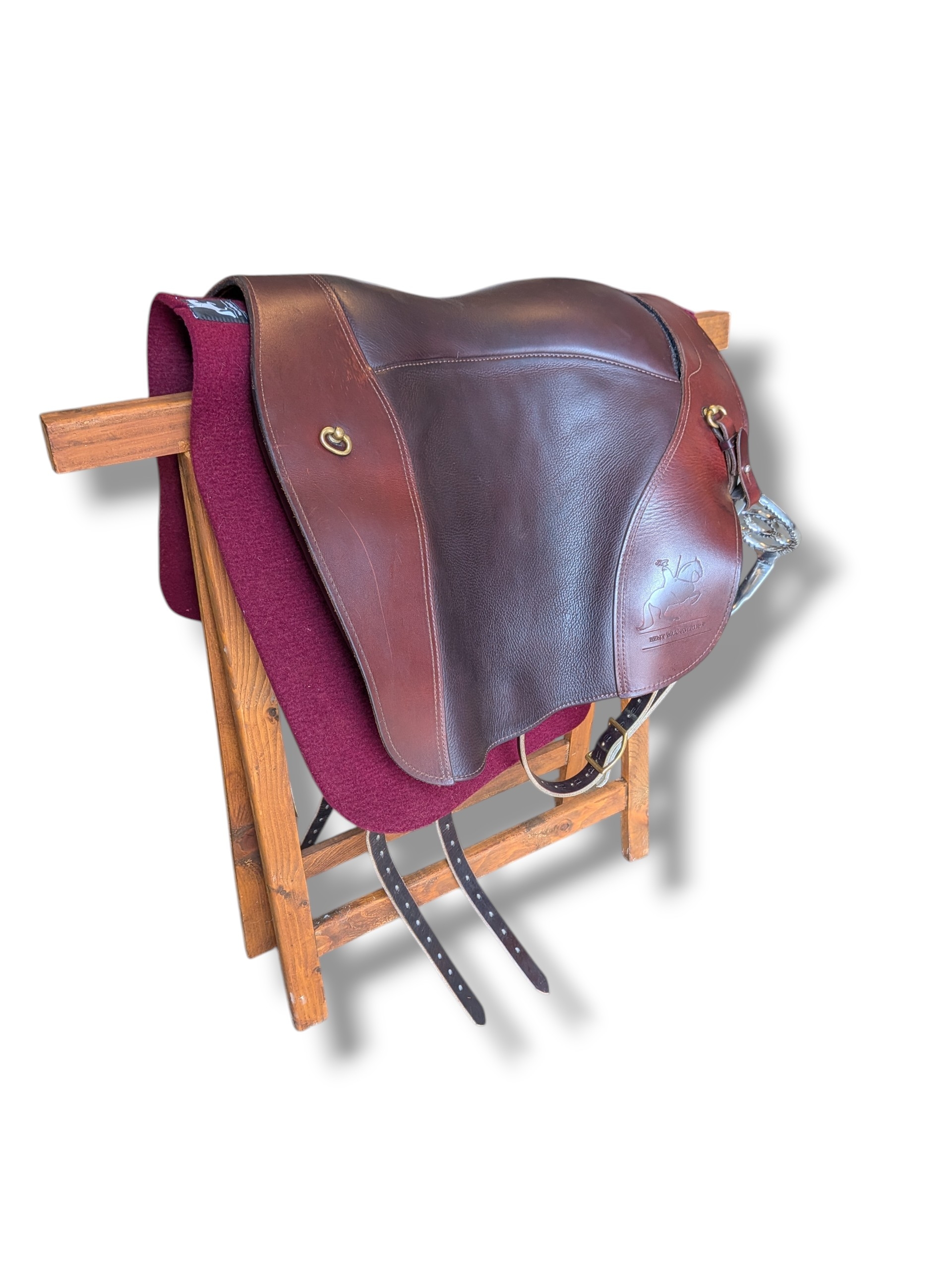 2083. Begagnad Branderup Education Saddle - 4