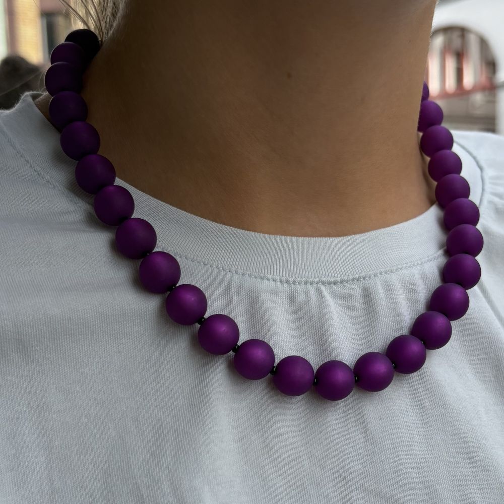 IAMLUND Bridge Kulhalsband lila