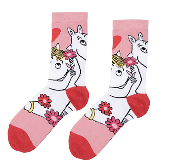Mumin Vuxen Strumpor - Käraste Rosa
