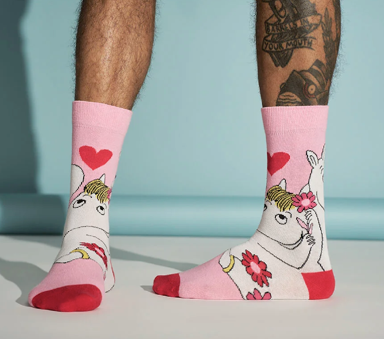 Mumin Vuxen Strumpor - Käraste Rosa - 3