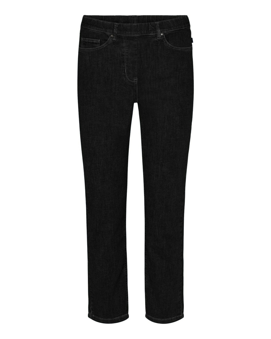 Mirakelbyxa Hannah kort regular svart denim - 7