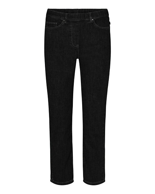 Mirakelbyxa Hannah kort regular svart denim - 7