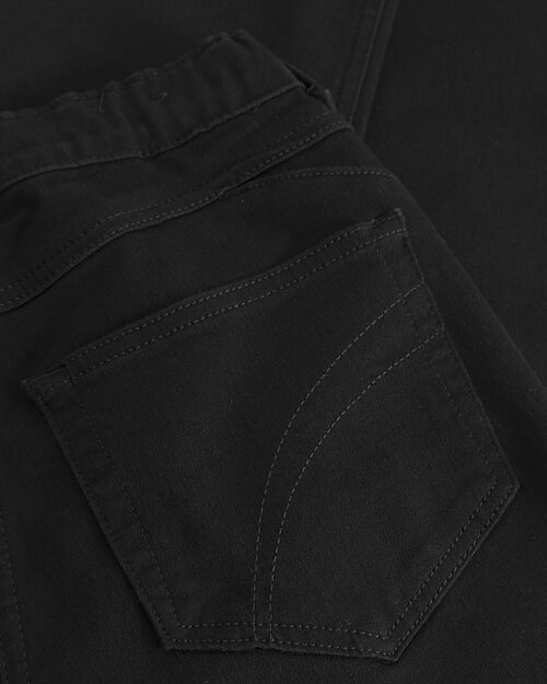 Mirakelbyxa Hannah kort regular svart denim - 6